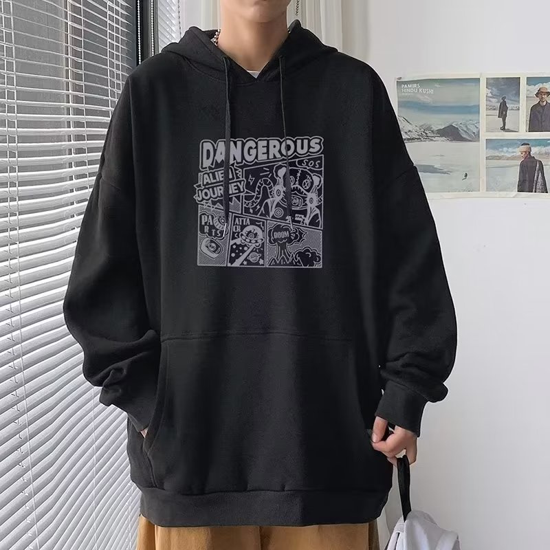 Áo hoodie In Chữ Thời Trang Hàn Quốc Chất Lượng Cao Size M-5XL Cho Nam