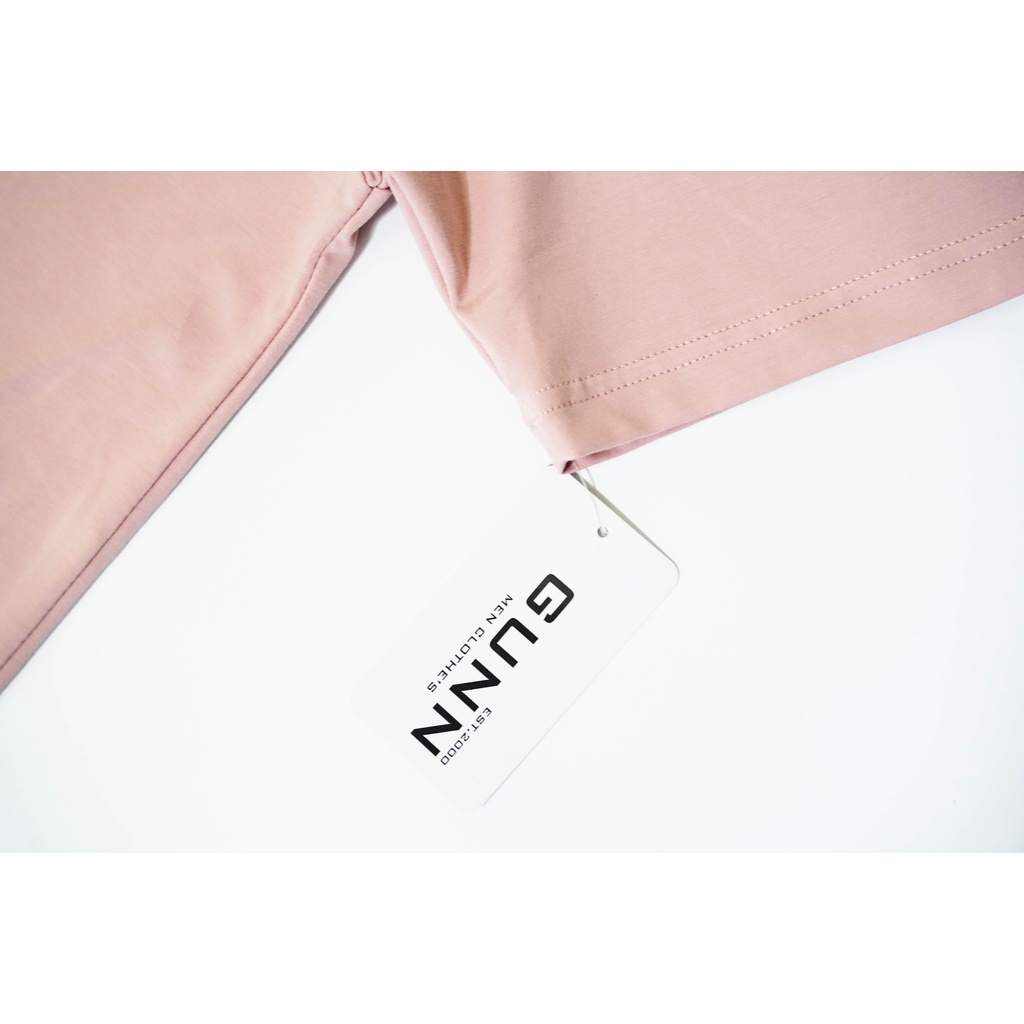 Áo Thun Trơn Cổ Tròn Cotton 4 Chiều Cao Cấp, Co Giãn, Thoáng Mát, Trẻ Trung, Thấm Hút Mồ Hôi - HỒNG RUỐC - GUNN T-SHIRT