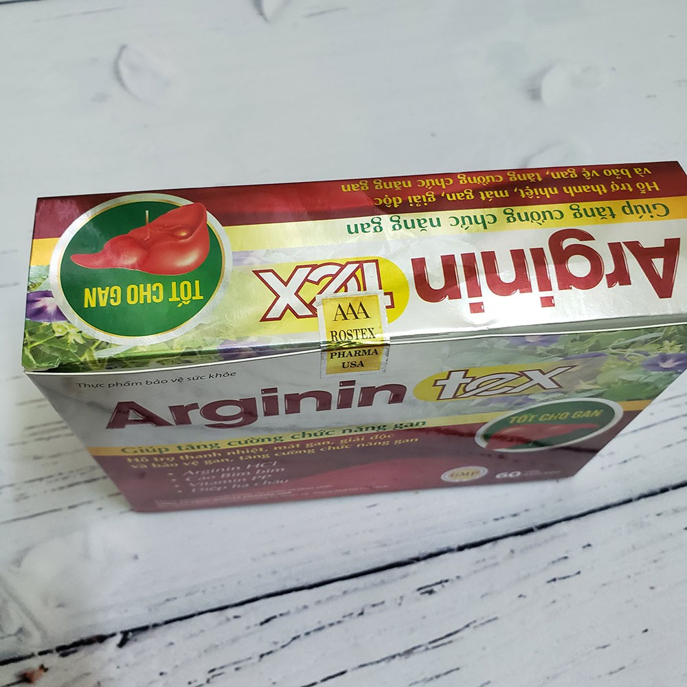 Arginin Tex thanh nhiệt, mát gan, giải độc và bảo vệ gan, tăng cường chức năng gan