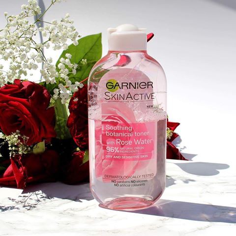 Nước hoa hồng Garnier sạch sáng mịn da - Toner garnier các màu