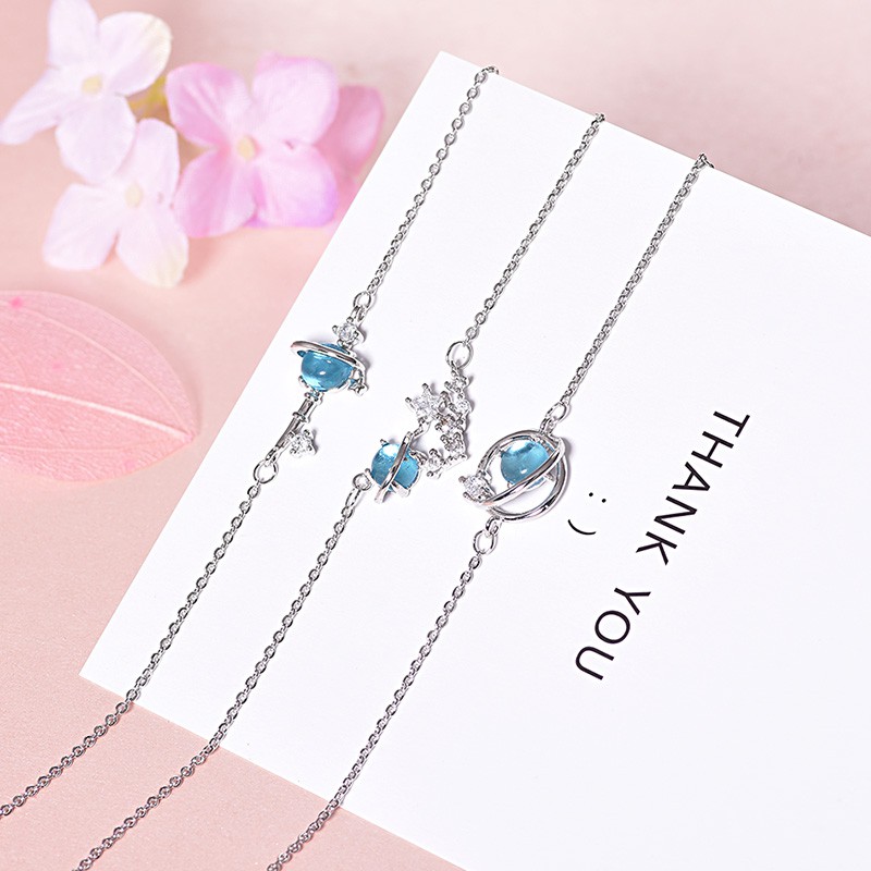 Lắc tay tinh cầu - 3 KIỂU - bộ trang sức tinh cầu ngân hà HOT TREND 2019
