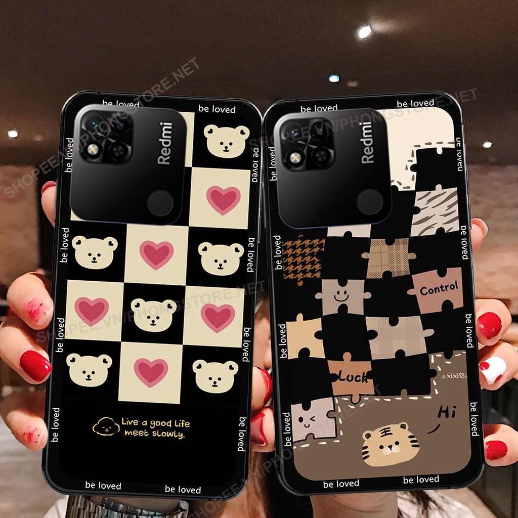 Ốp lưng XIAOMI REDMI 10A gấu cute đẹp rẻ