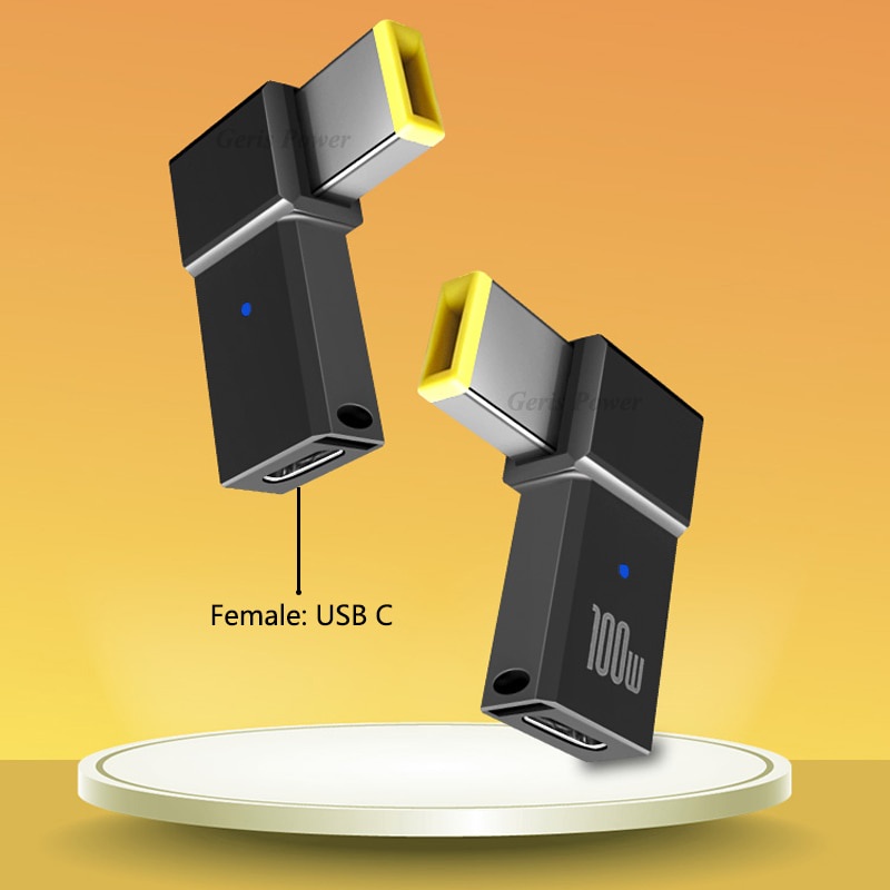 ​Đầu Nối Kích Hoạt Chuyển Đổi 100W 5A PD Từ Cổng USB C Sang Cổng Cắm 4.5 * 3.0 7.4 * 5.0 5.5 * 2.5mm Cho Dell HP Asus Laptop