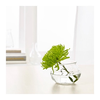Bát thuỷ tinh thả hoa 8cm VILJESTARK IKEA