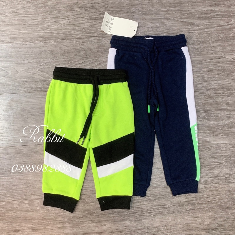 Quần jogger nỉ Geejay