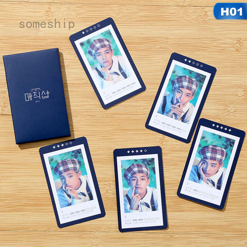 someship.vn Set 5 tấm ảnh in hình nhóm nhạc BTS 5TH MUSTER MAGIC SHOP