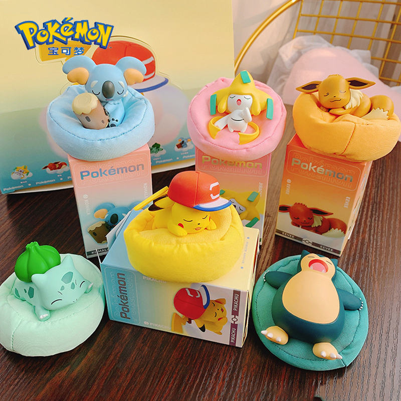 Mô hình Pokemon đang ngủ thiết kế dễ thương dùng trang trí