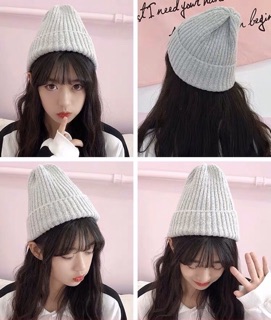 MŨ LEN TRƠN HÀN QUỐC FREESIZE