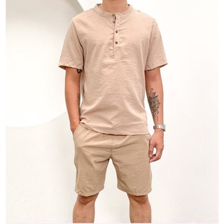 Bộ Quần Áo Đũi Nam chất vải đũi thái loại dày, Bộ đũi nam cộc tay cổ tàu form chuẩn mặc mát lạnh,