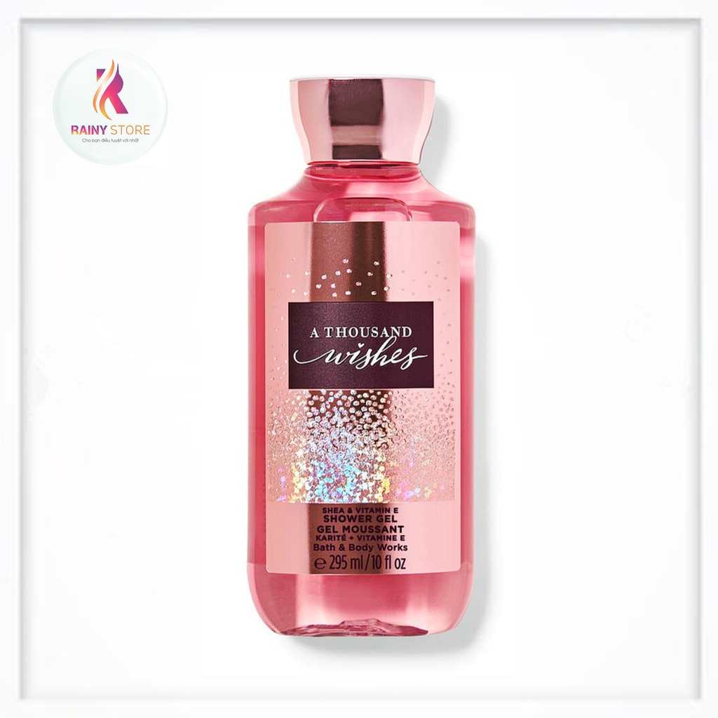 Gel tắm Bath &amp; Body Works A Thousand Wishes 295ml