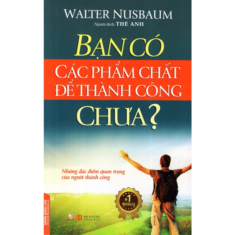 Sách - Bạn Có Các Phẩm Chất Để Thành Công Chưa? - 8935074109637