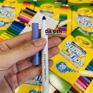 [DA ĐEN] Bộ 20 Màu Bút Crayola Supertips