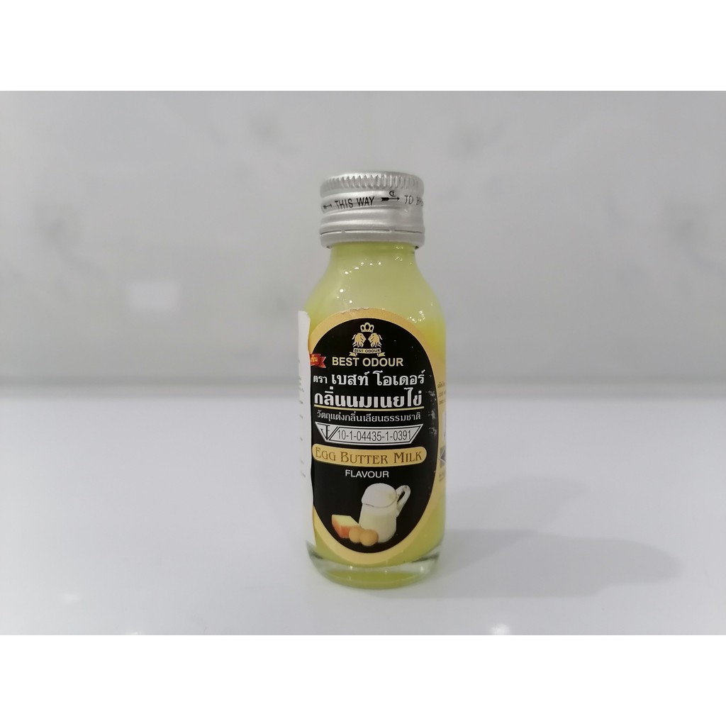 [Lọ nhỏ 30ml – BƠ SỮA TRỨNG] HƯƠNG THỰC PHẨM [Thailand] BEST ODOUR Flavour Egg Butter Milk (halal) (cac-hk)