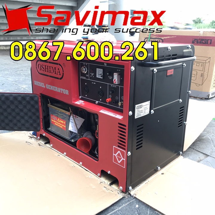 Máy phát điện chạy dầu 7kw Oshima 8500-GIÁ SỐC