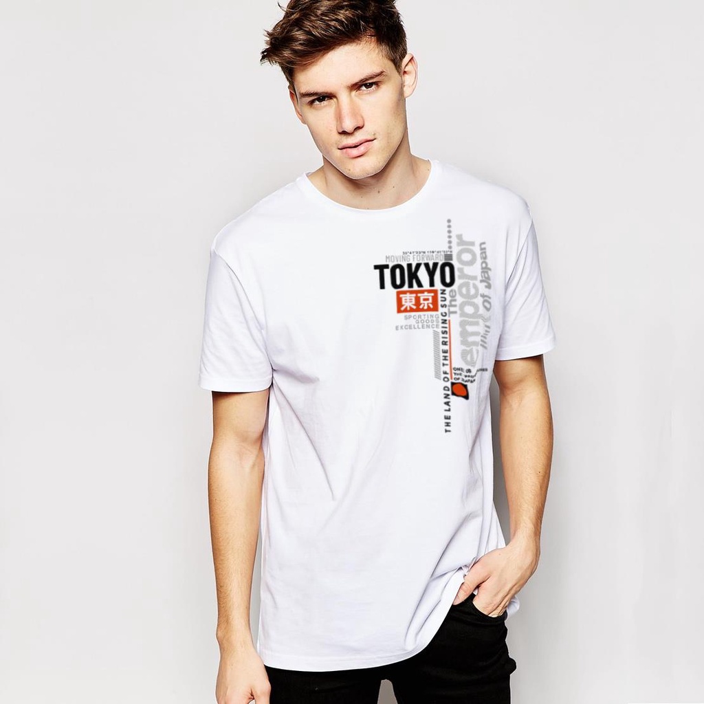Áo thun ngắn tay HTFashion tokyo emperor japan slogan