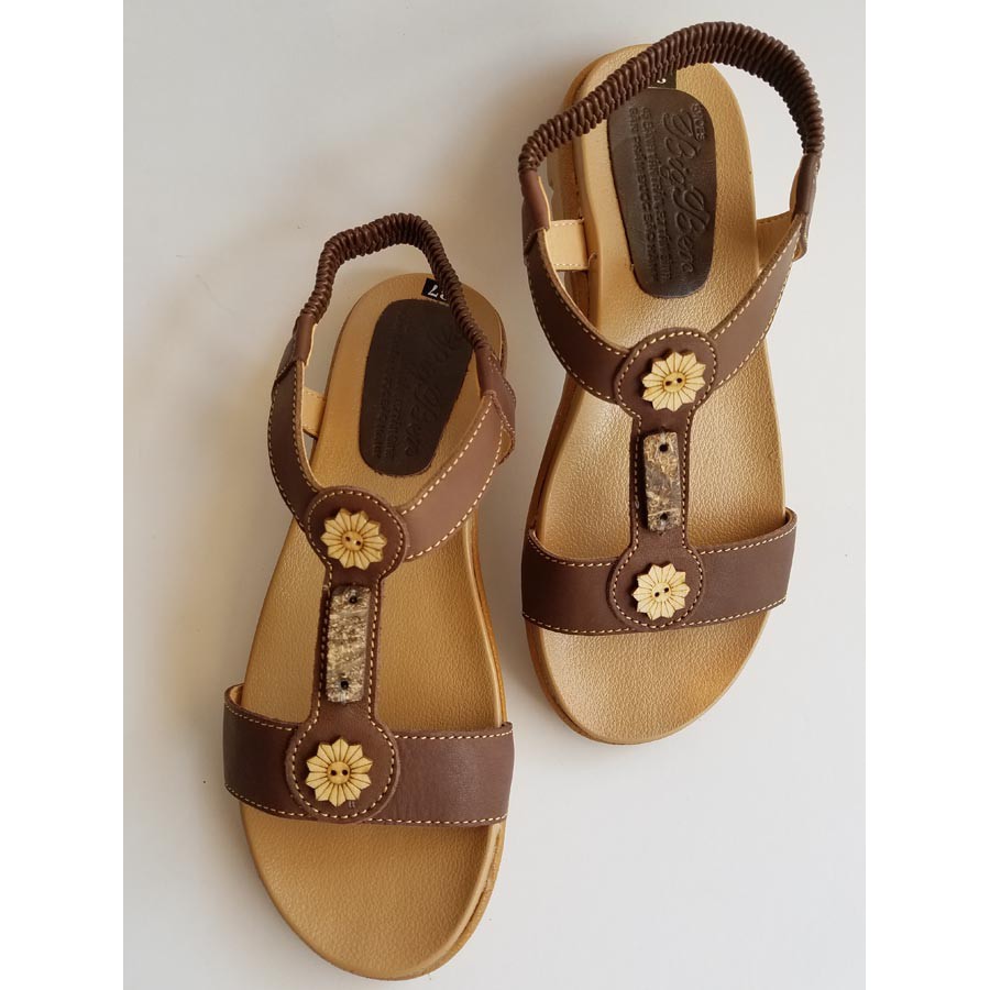 Giày Sandal Nữ BIGBEN Da Bò Thật Cao Cấp SDN34