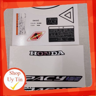 Tem dán xe spacy 125cc zin mới