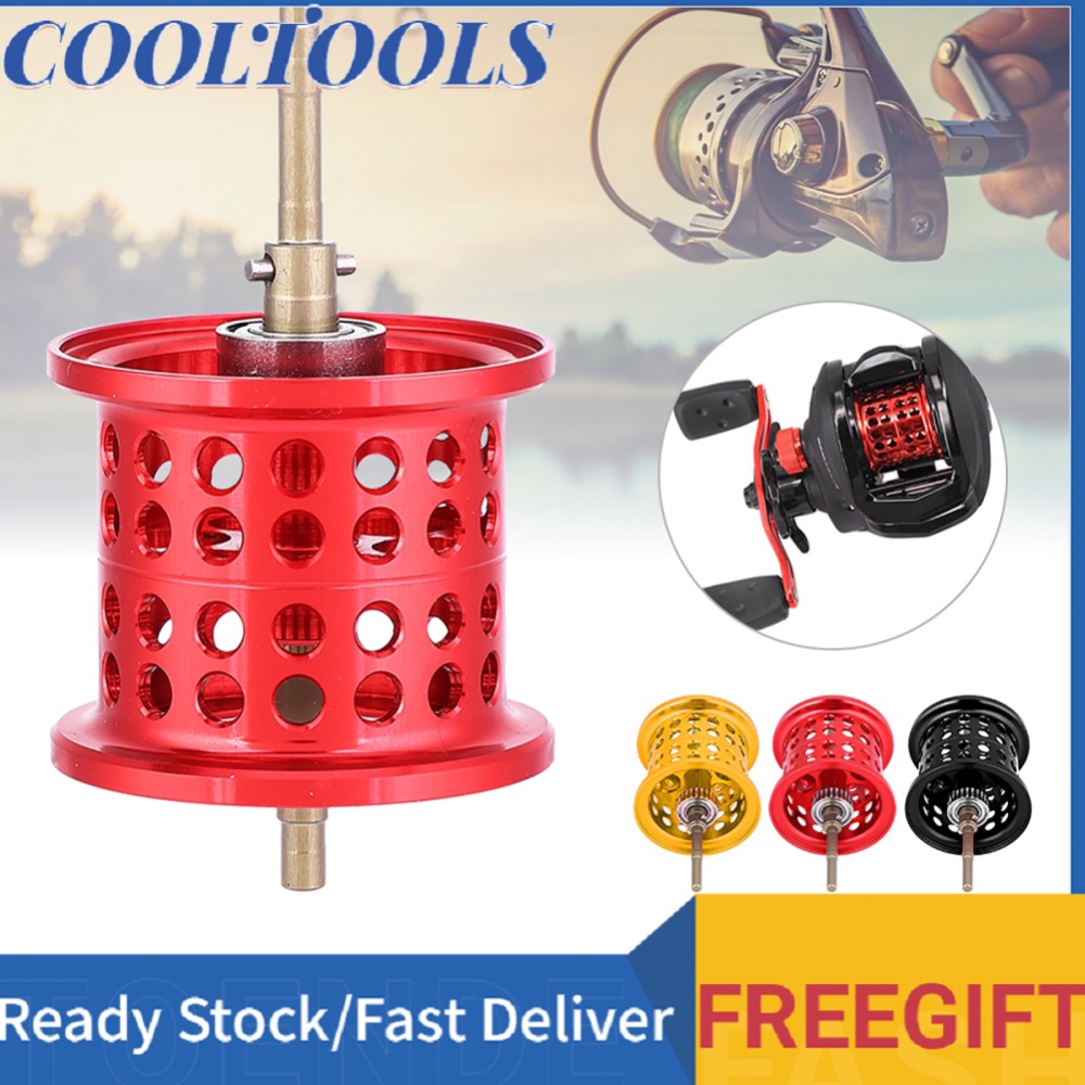 Cooltools Aluminum Fishing Round Bearing Reel Spool for PMAX3/BMAX3/SMAX3 Casting Reels