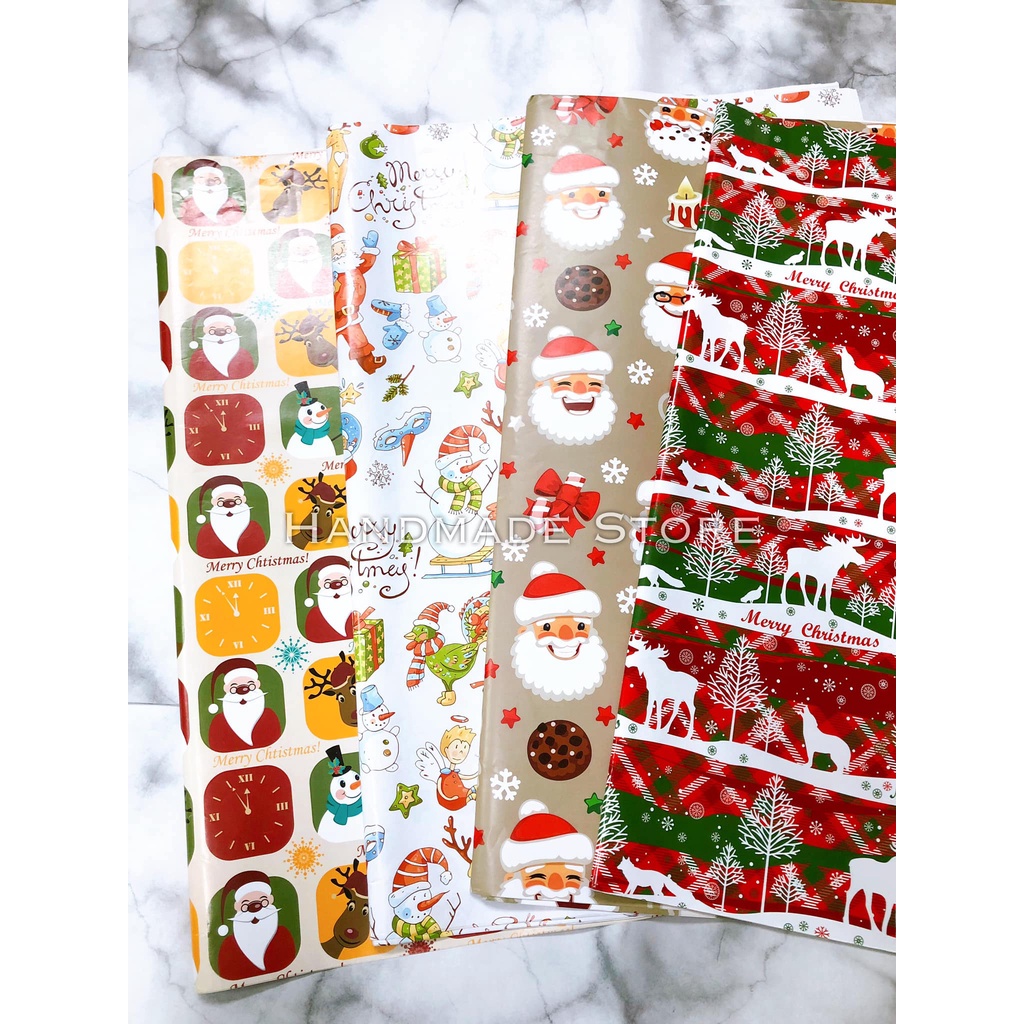 Giấy gói quà giáng sinh