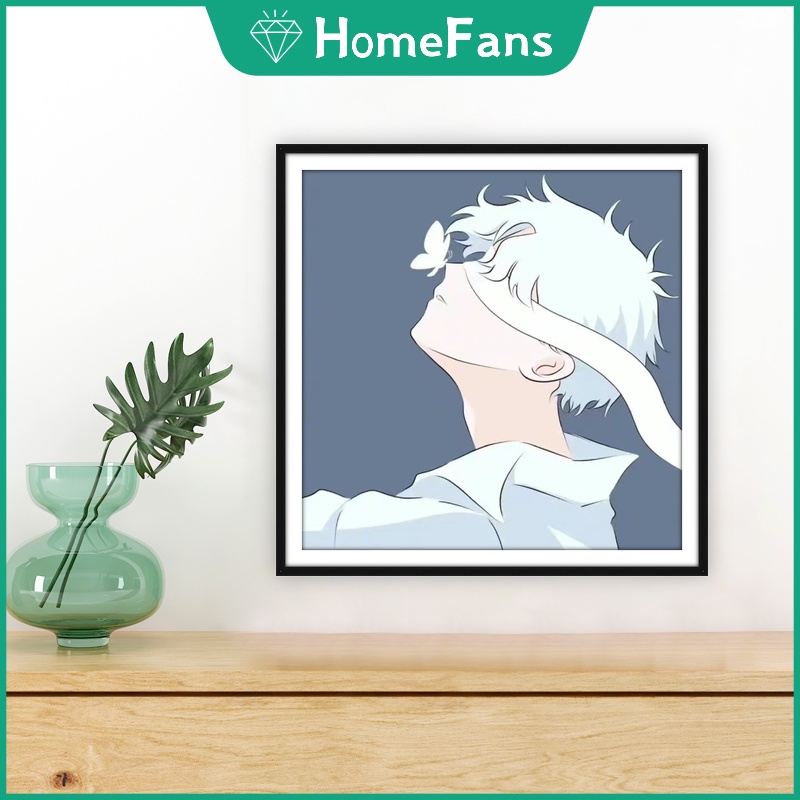 Bộ Tranh Đính Đá 5D Tự Làm 30x30cm / 40x40cm / 50x50cm Hình Bạn Trai / Bạn Gái