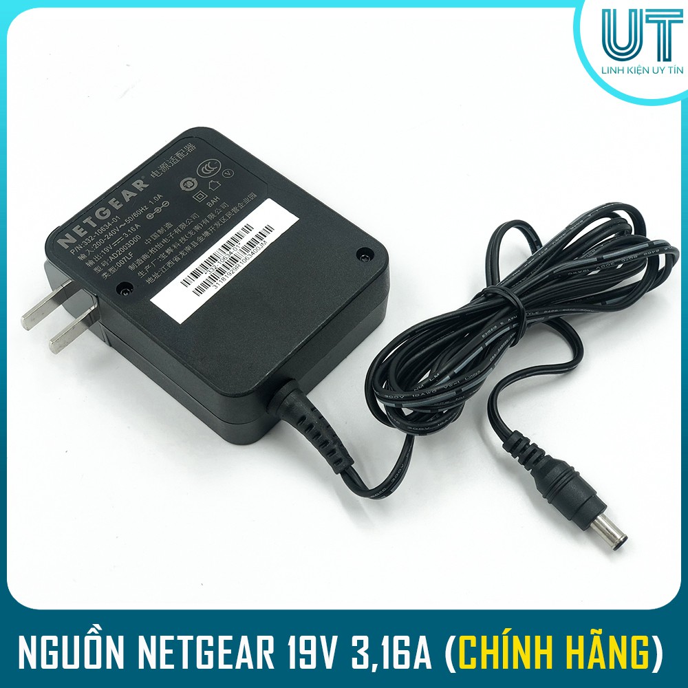 Nguồn Adapter 19V 3.16 có thể boost lên 5A (Chính Hãng Netgear) - Jack 5.0(3.0)