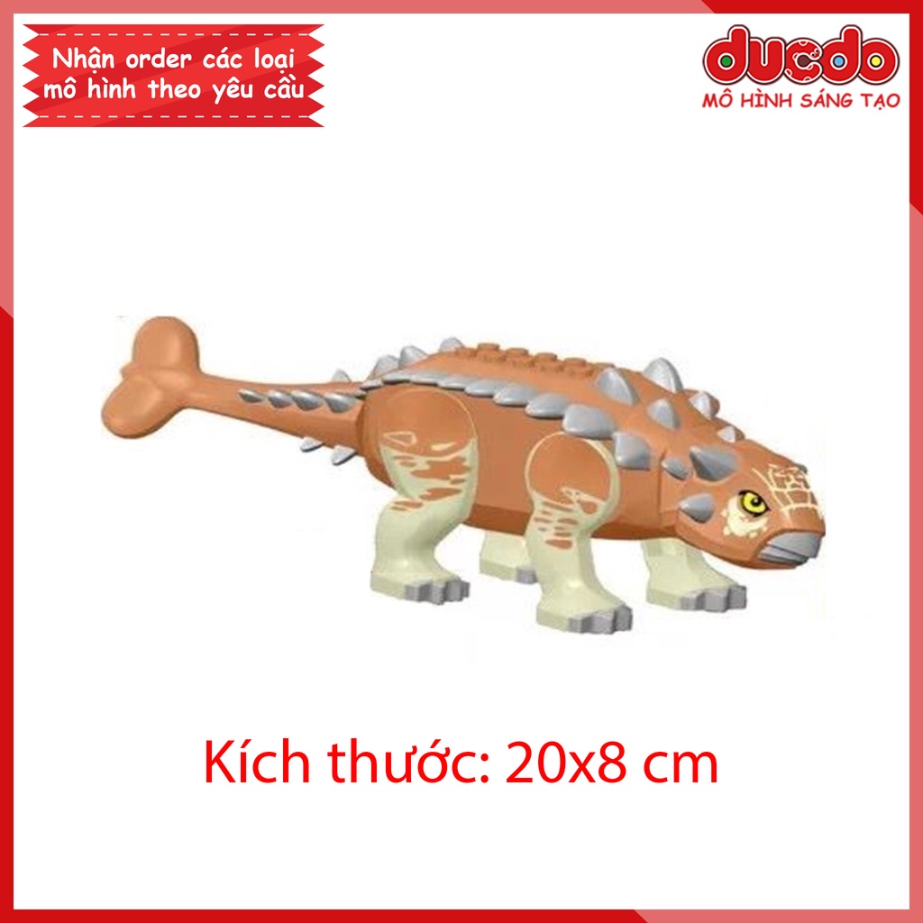 Siêu khủng long bọc giáp Ankylosaurus Jurassic World - Đồ chơi Lắp ghép Minifigues Mini Mô hình