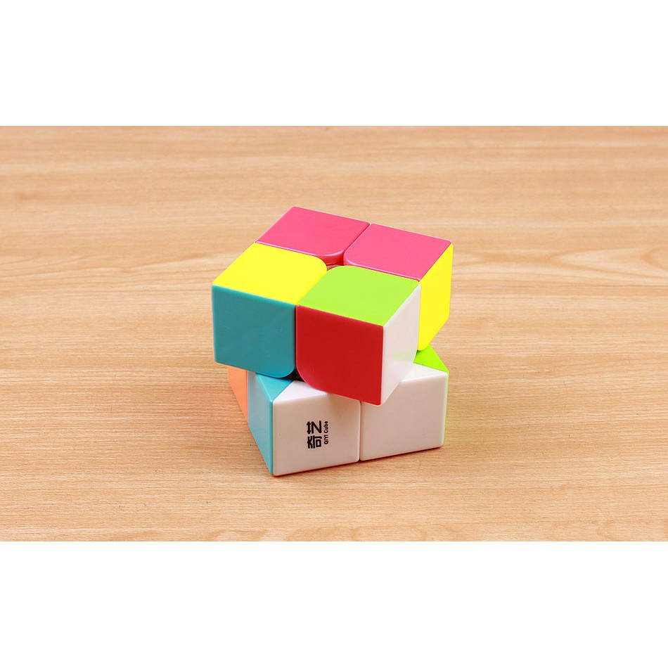 Đồ chơi Rubik 2x2 Qiyi Stickerless - Rubik Thương Hiệu Quốc Tế, giúp phát triển IQ