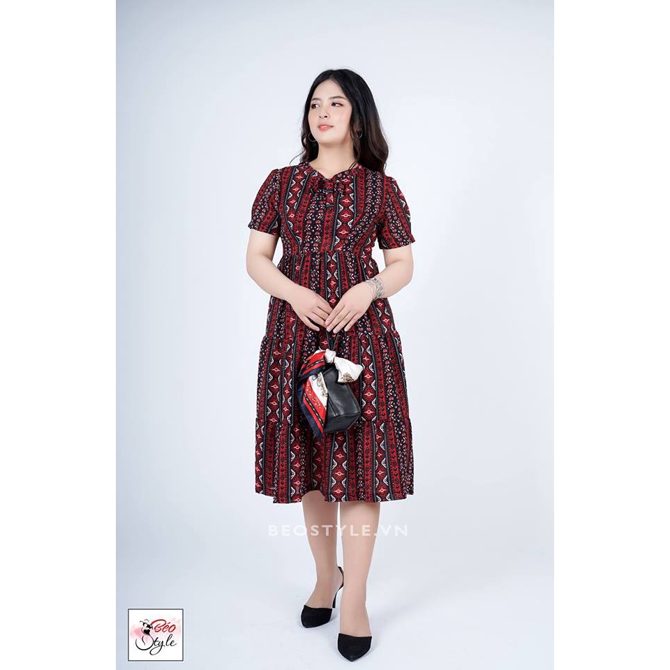 Đầm bigsize Maxi beostyle cho người béo mập 55-100kg - Mặc đi tiệc,đi chơi hoặc dạo phố