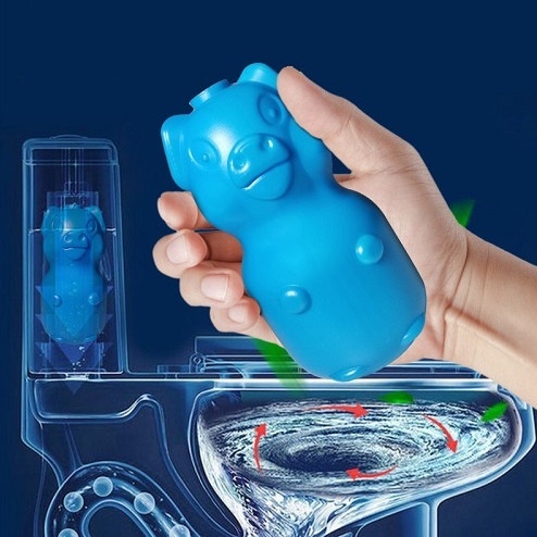 Công dụng của tẩy bồn cầu hình con lợn