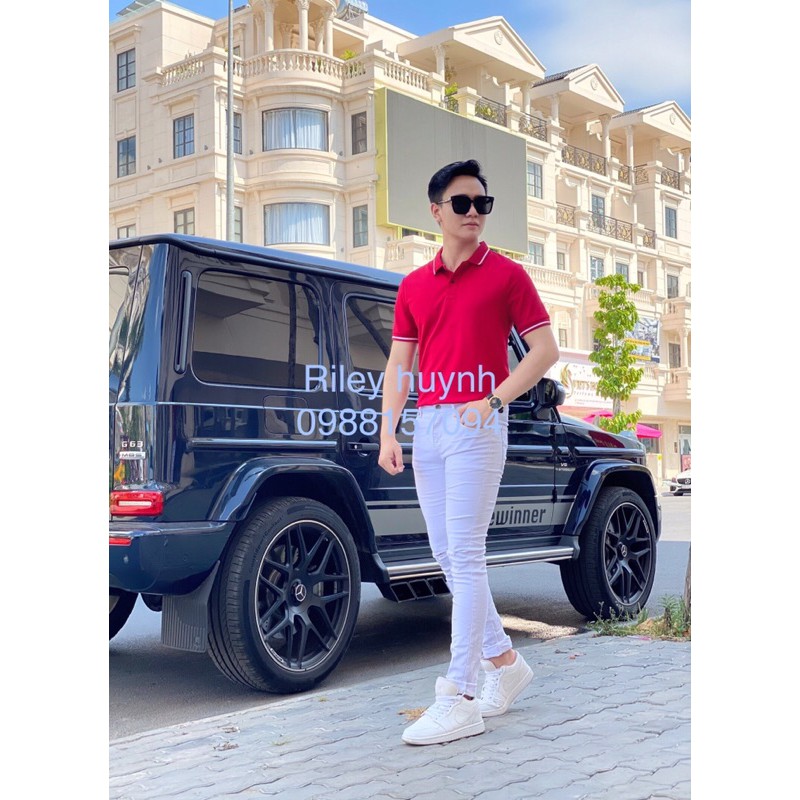 ÁO THUN NAM CỔ BẺ VIỀN riley huynh | BigBuy360 - bigbuy360.vn