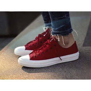 Giày All Star Ck II Nữ Đỏ Đô Cổ Thấp