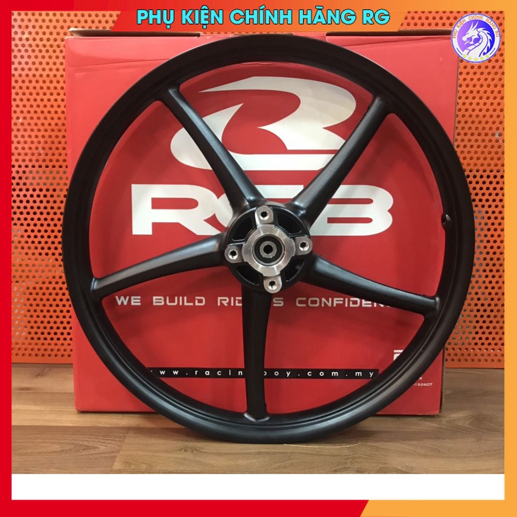 Cặp mâm xe RCB 5 cây 522 LAGENDAZ size 1.7x17 và 1.6x17 gắn xe máy hàng chính hãng bảo hành 1 năm