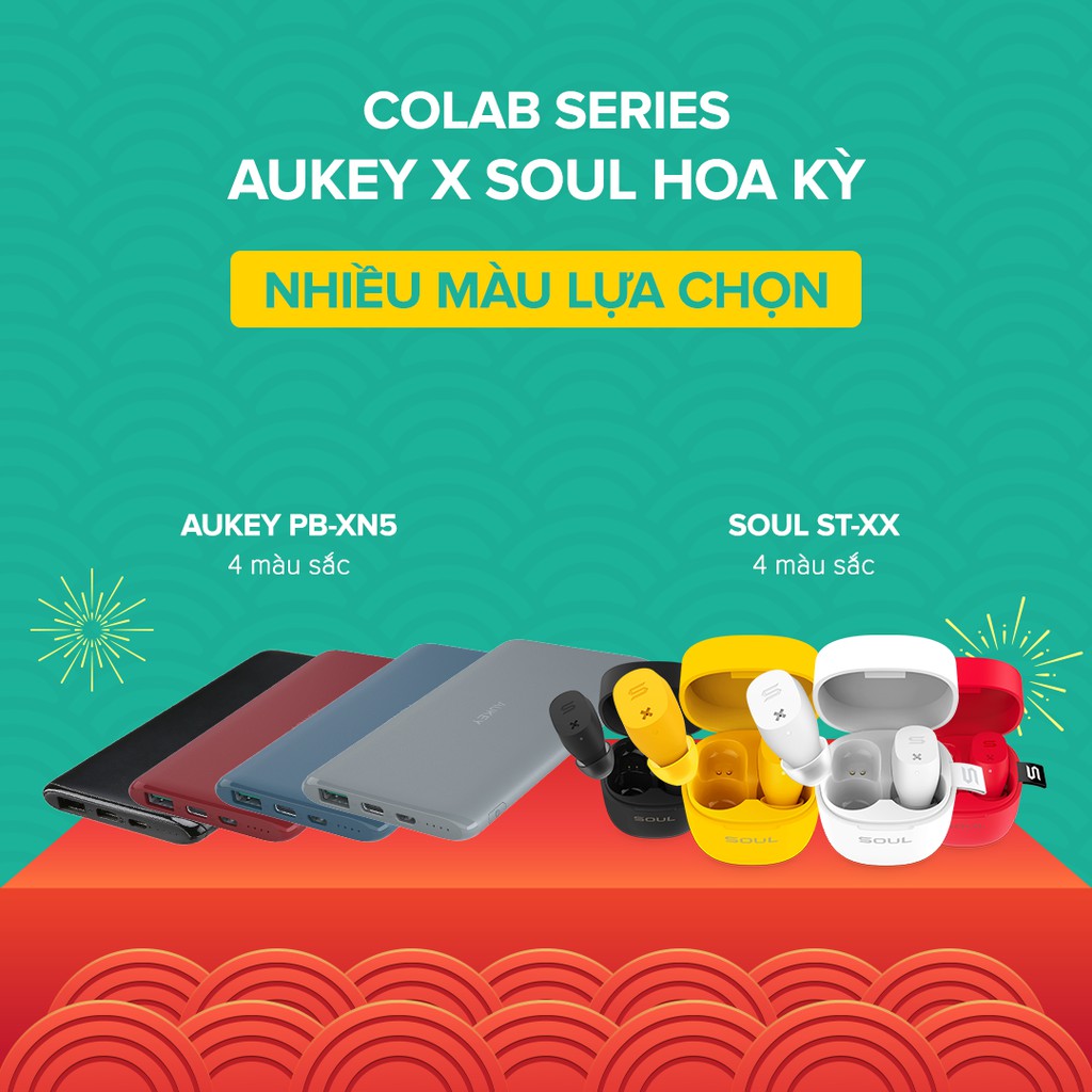 Pin 5.000mAh PB-XN5 và Tai Nghe TWS Siêu Nhỏ ST-XX - Hàng Chính Hãng