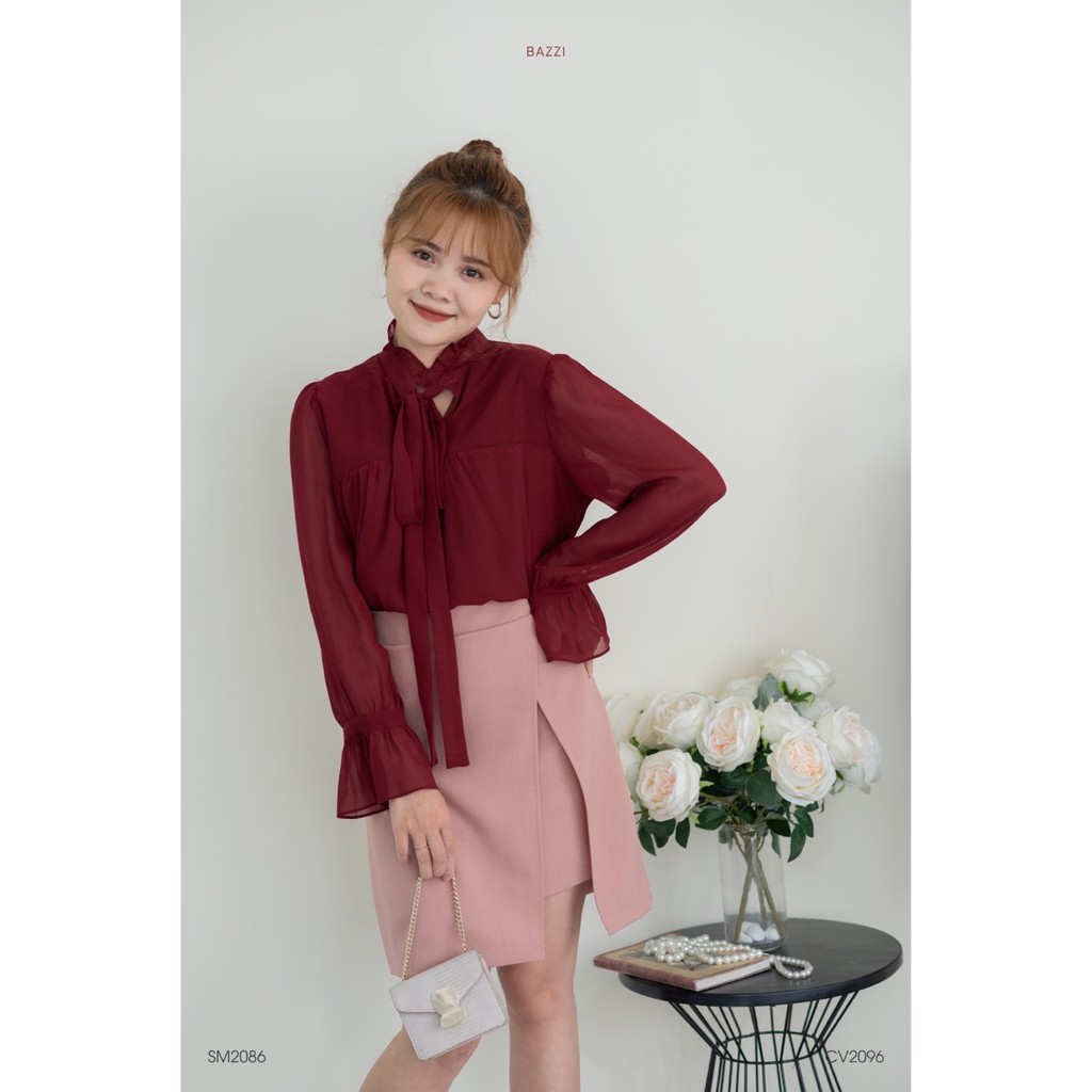 Quần âu nữ, quần ống rộng đen nữ Bazzi cao cấp mềm mại chống nhăn không bai xù - ẢNH THẬT