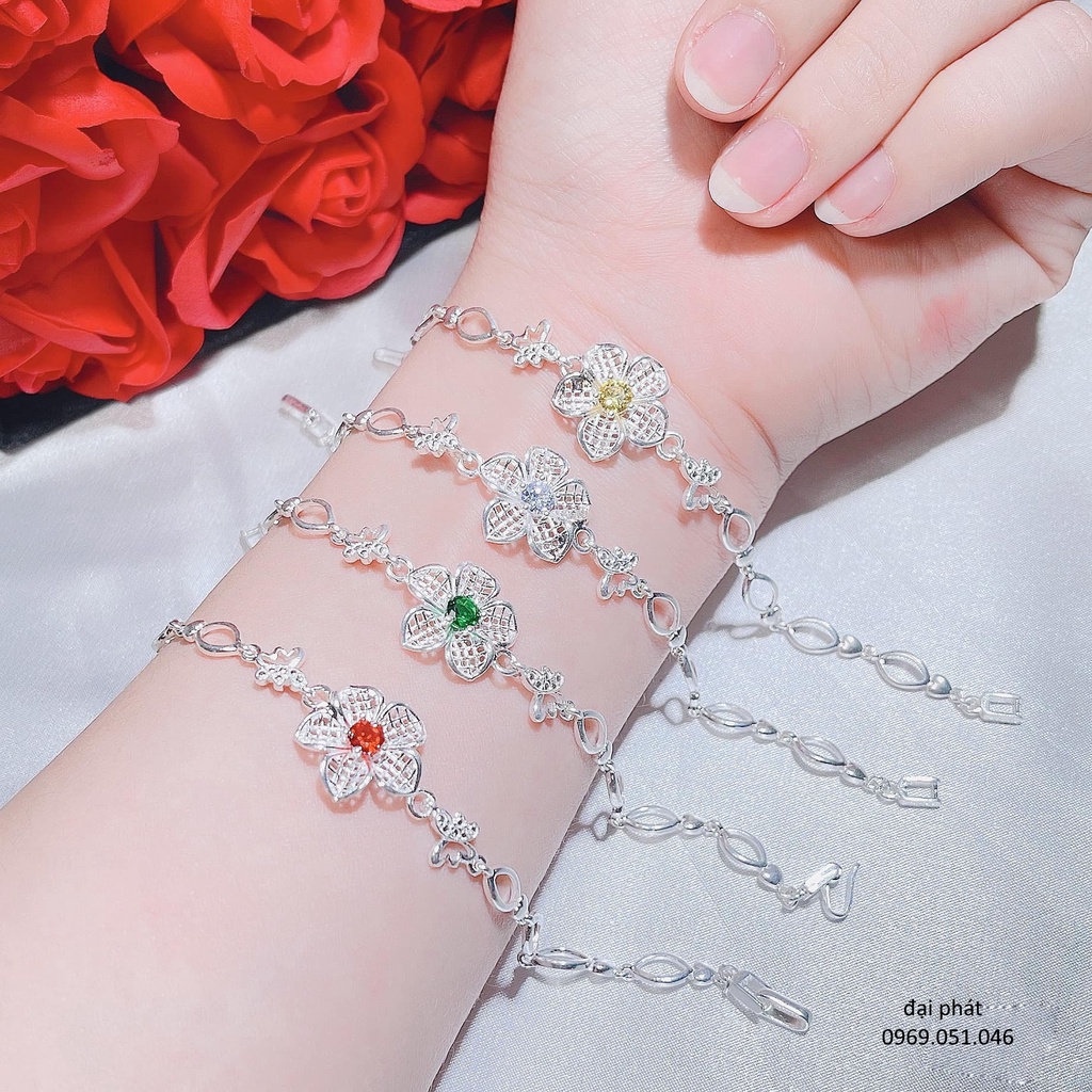 lắc tay bạc ta , vòng tay bạc nữ cao cấp , lắc dày dặn , chắc chắn