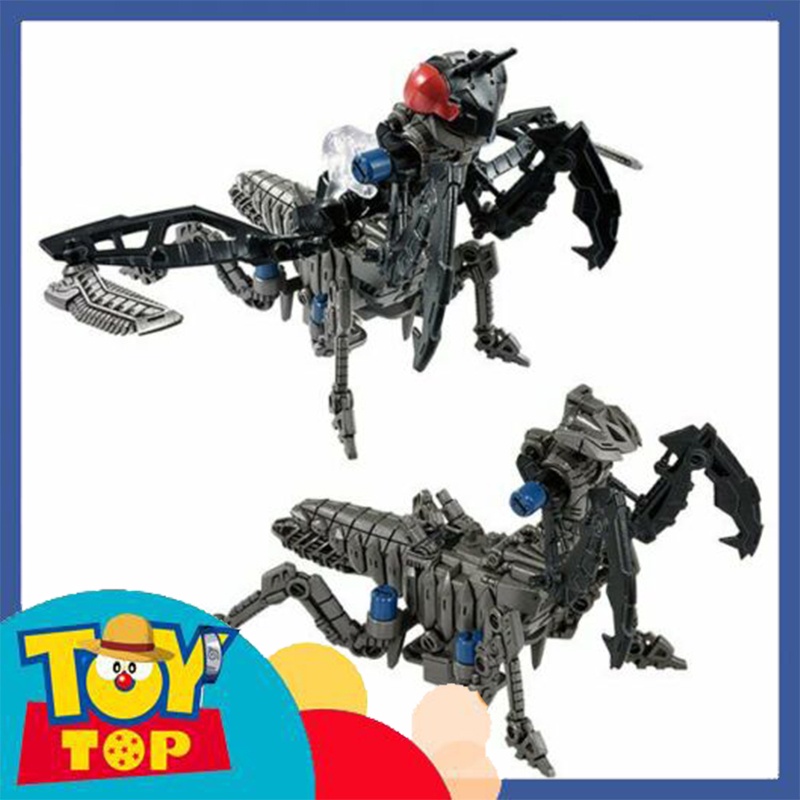Đồ chơi lắp ráp mô hình chiến binh thú Zoids dạng côn trùng bọ đen ZW42 KILL SCYTHE hãng Takara Tomy
