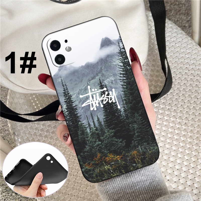 Ốp điện thoại silicon mềm in hình stussy Band cho iPhone 7 8 7+ 8+ 6+ 6S+ XR XS Max 5 5s