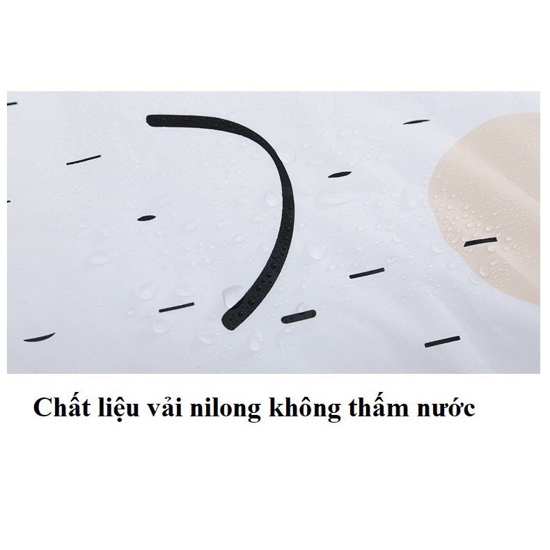 Túi đựng quần áo chăn màn hình trụ tròn không thấm nước siêu tiện lợi Dumi Shop