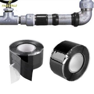 Băng keo silicon quấn ống nước chống rò rỉ màu đen bền tiện lợi 2.5cmx1.5m