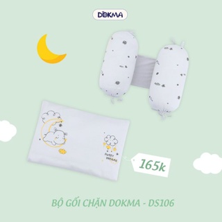 Bộ gối chặn bông cho bé Dokma