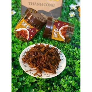 Khô bò xé sợi đồ ăn vặt nhà làm