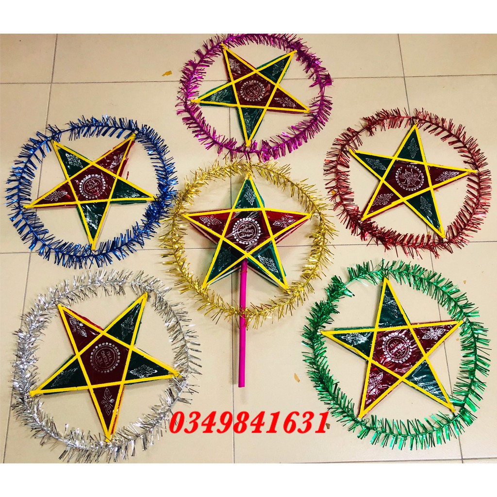 Sỉ đèn ông sao đại 50cm vui tết trung thu tuyền thống