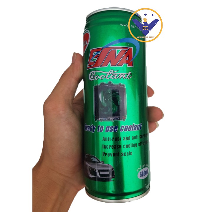 Nước làm mát động cơ ô tô, xe máy màu xanh Esna, Oki Coolant 500ml