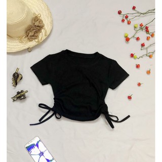 áo croptop rút dây hai bên