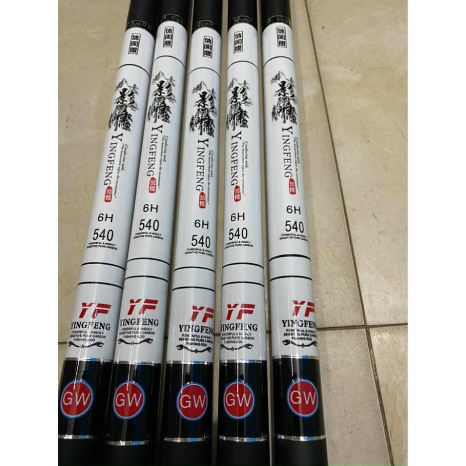Cần Câu Tay GW YingFeng 6H Carbon, Đủ kích Cỡ