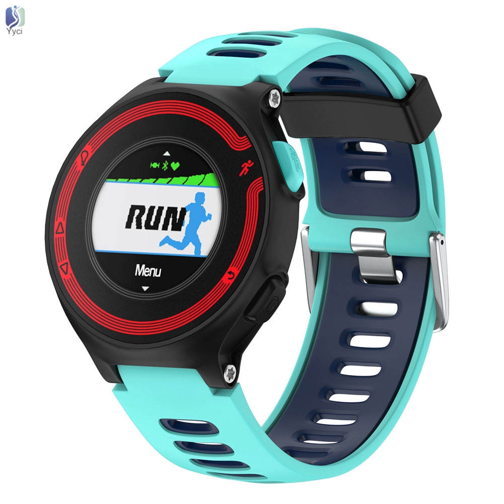 Dây Đeo Thay Thế Chất Liệu Silicon Thiết Kế Nhiều Lỗ Cho Garmin Forerunner 735xt/220/230/235/620/630 Vn