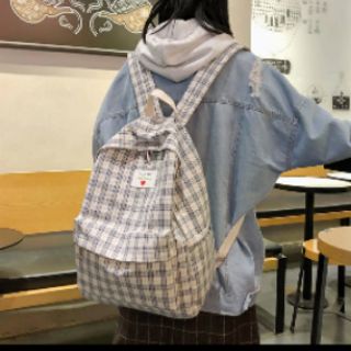 Ba lô kẻ caro chất xịn