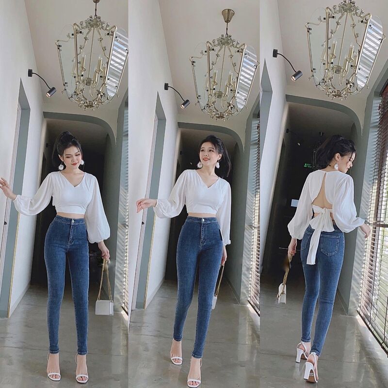 Quần jean bò dáng ôm nhiều màu sắc | BigBuy360 - bigbuy360.vn