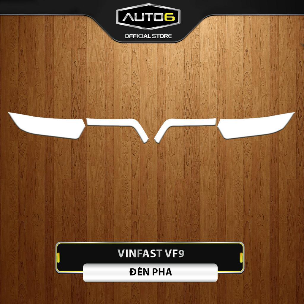 VINFAST VF9 - Film PPF dán chống xước ĐÈN PHA VF9 - AUTO6 &lt; Cam kết chống xước và che mờ các vết xước cũ &gt;
