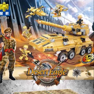 Bộ lego đội quân Đại bàng sa mạc 8in1 (561)
